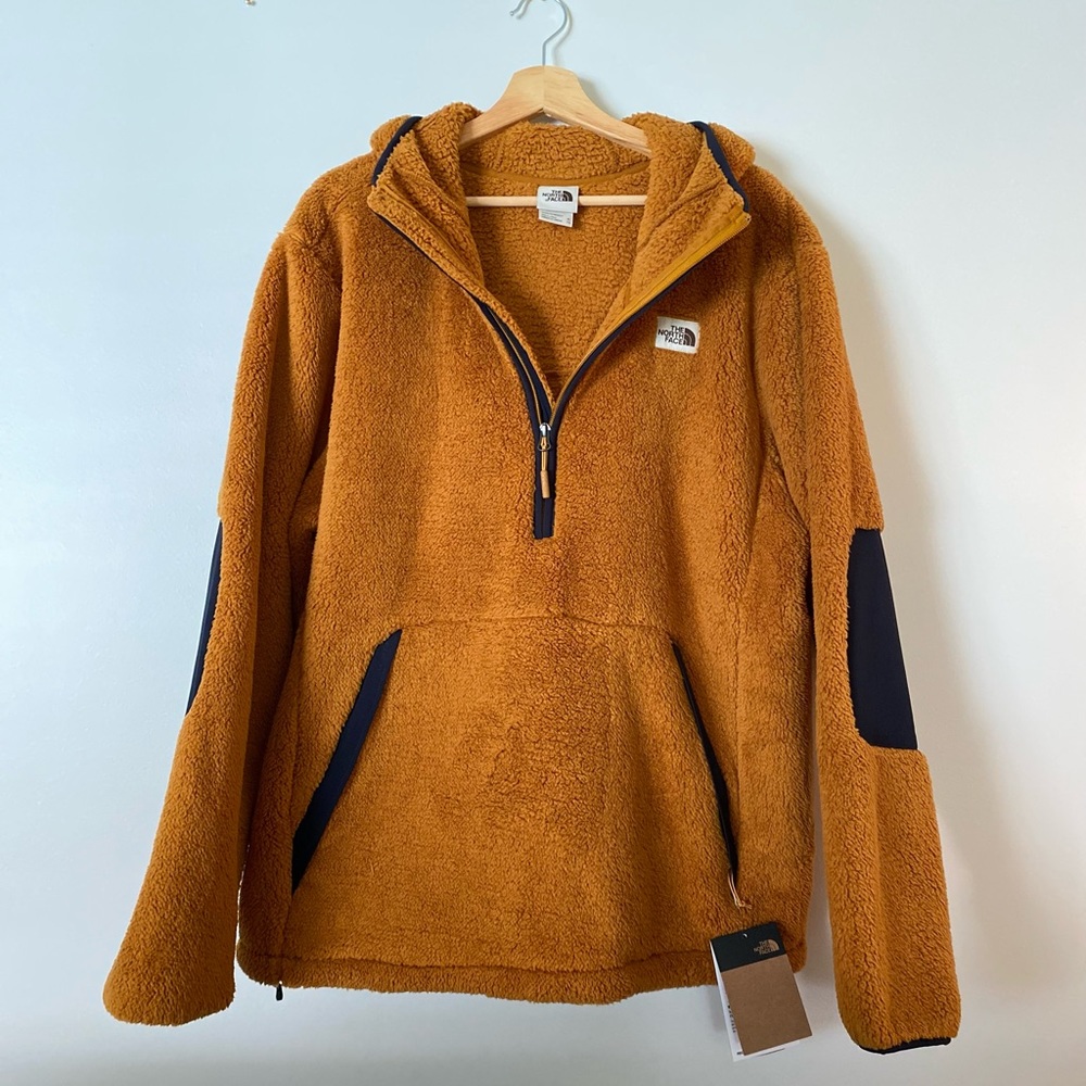 The North Face Campshire Pullover Hoodie XL - Timber Tan​/Aviator Navy